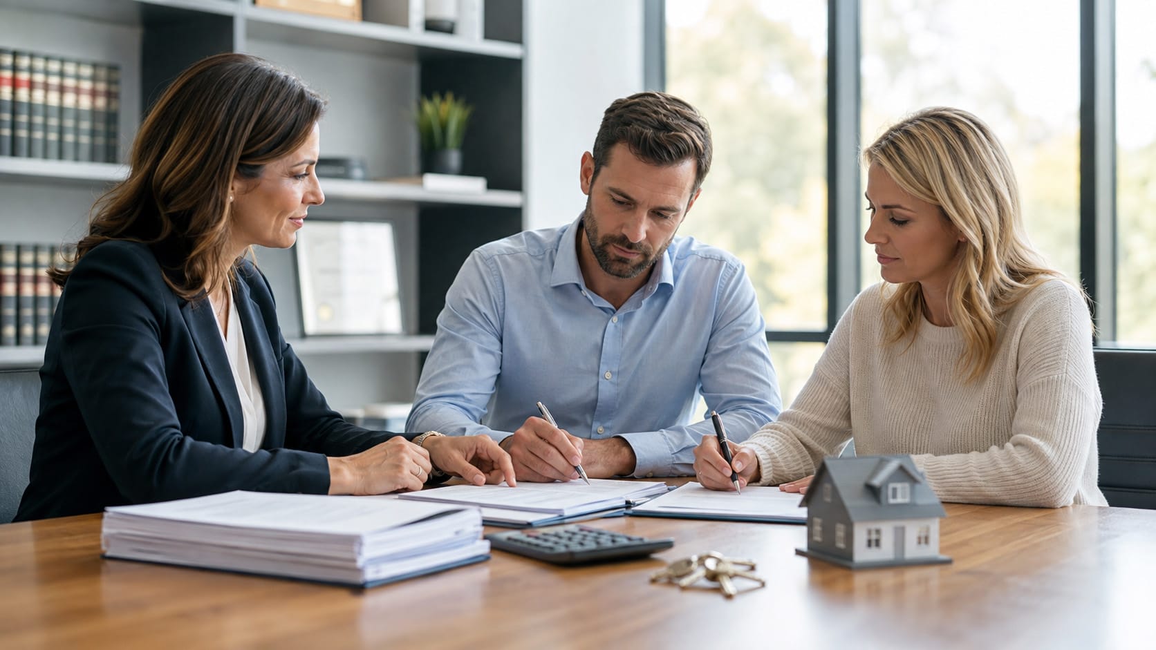 Documenting a property settlement with family lawyer